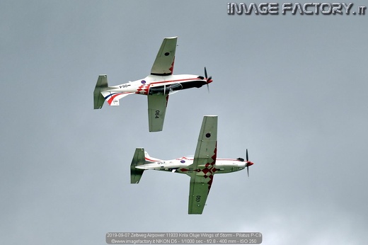 2019-09-07 Zeltweg Airpower 11933 Krila Oluje Wings of Storm - Pilatus P-C9